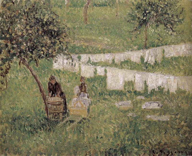 Camille Pissarro for women Laundry Germany oil painting art